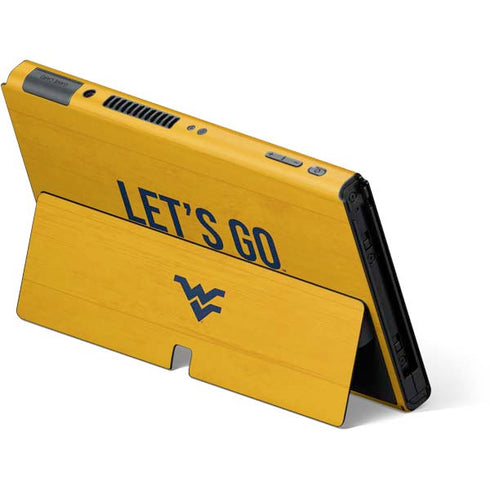 West Virginia University Mountaineers Nintendo Switch OLED (2021) Skin
